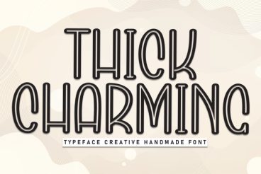 Thick Charming Display Font