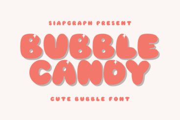 Bubble Candy Display Font