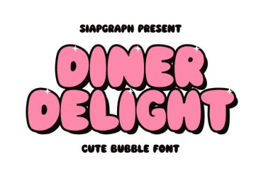 Diner Delight Display Font