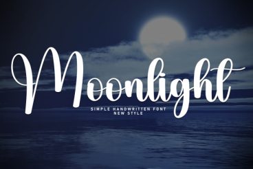 Moonlight Script Font