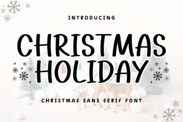 Christmas Holiday Display Font