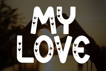 My Love Display Font
