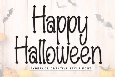 Happy Halloween Display Font