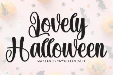 Lovely Halloween Script Font