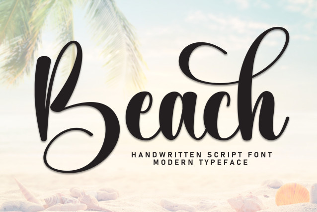 Beach Script Font - Download Free Font