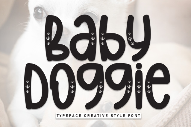 Baby Doggie Display Font - Befonts
