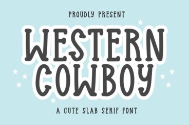 Western Cowboy Display Font