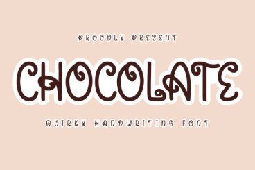 Chocolate Display Font