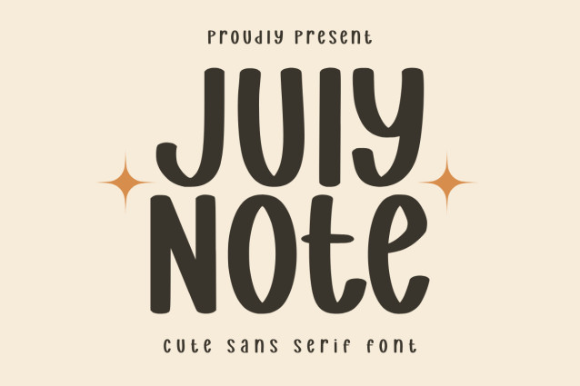 July Note Script Font - Befonts