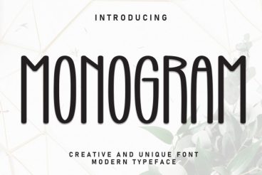 Monogram Display Font