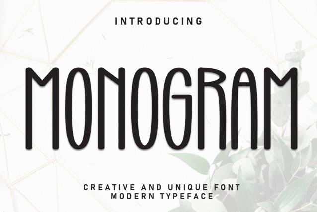 Monogram Display Font - Befonts