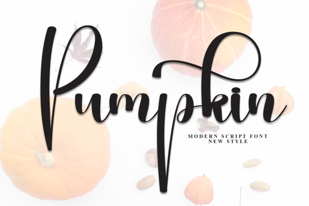 Pumpkin Script Font - Befonts