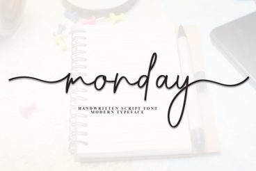 Monday Script Font