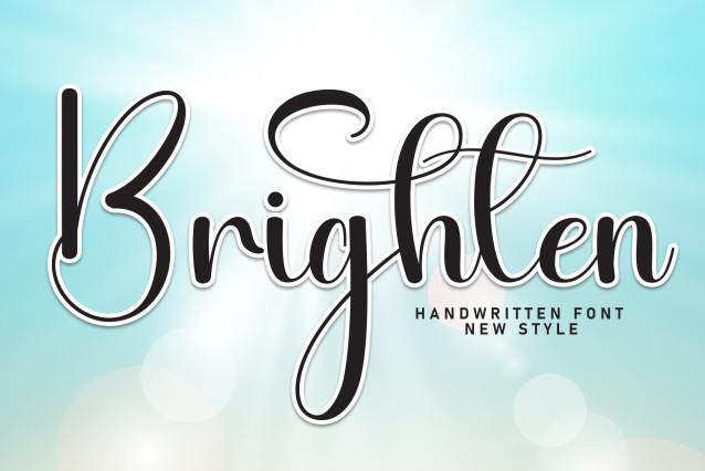 Brighten Script Font - Befonts