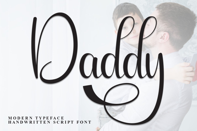 Daddy Font Tutorial Daddy Display Font - Befonts