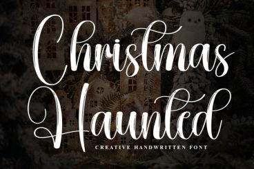 Christmas Haunted Script Font