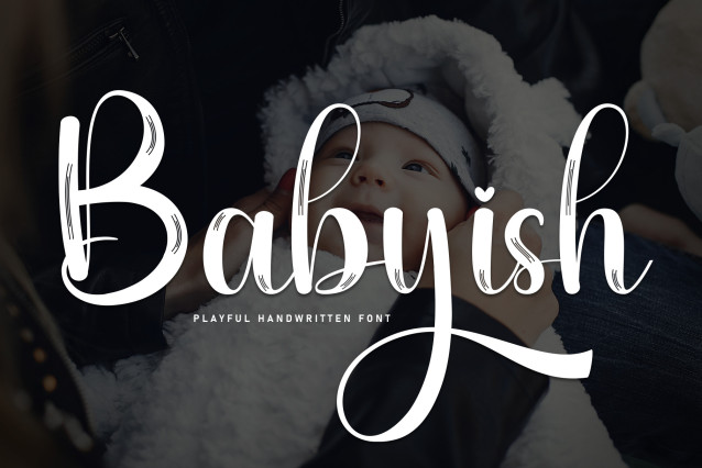 Babyish Script Font - Befonts
