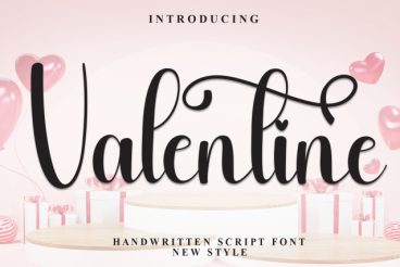 Valentine Script Typeface