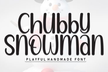 Chubby Snowman Display Font
