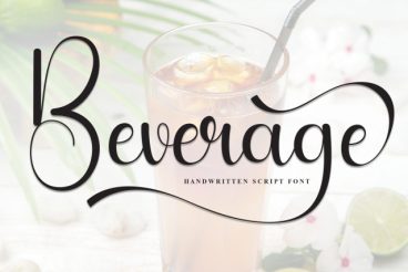 Beverage Script Font