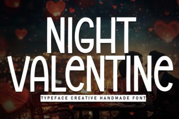 Night Valentine Display Font