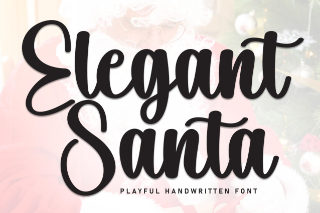 Elegant Santa Script Font - Befonts