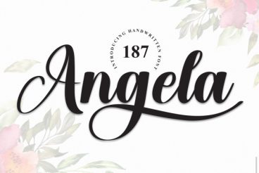 Angela Calligraphy Font