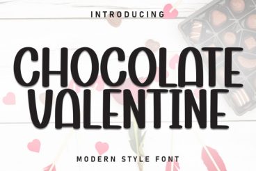 Chocolate Valentine Display Font