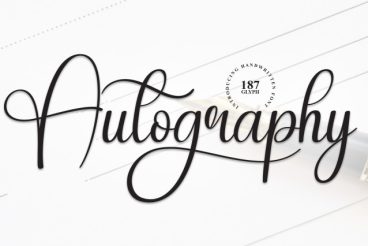 Autography Calligraphy Font