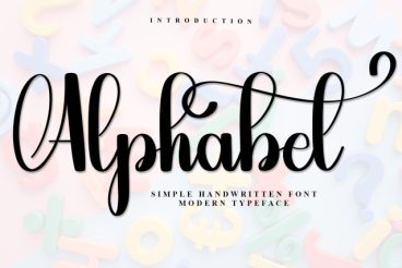 Alphabet Script Font