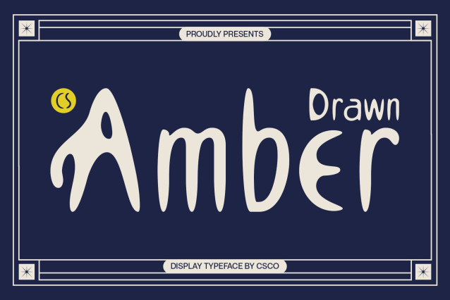 CS Amber Drawn Font - Befonts