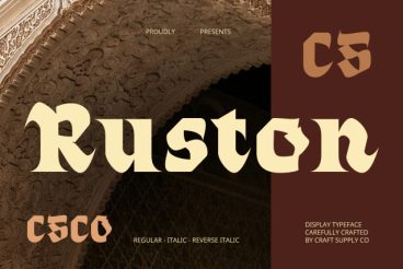 CS Ruston Font