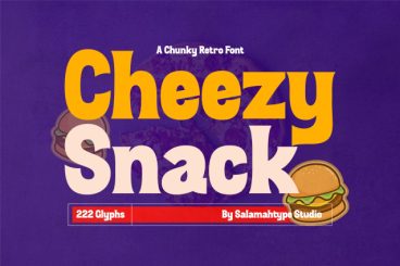 Cheezy Snack Font