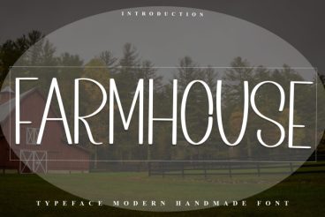 Farmhouse Display Typeface