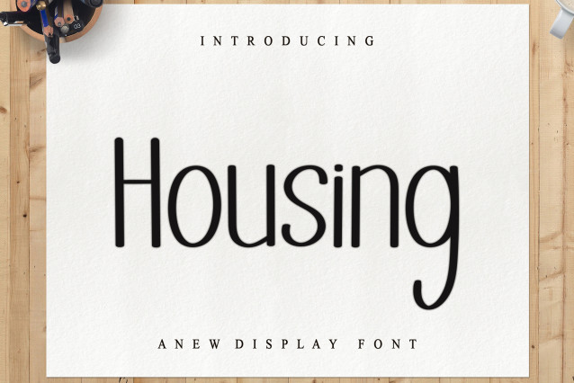 Housing Display Font - Befonts
