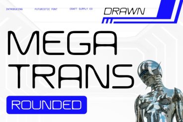 Megatrans Rounded Drawn Font