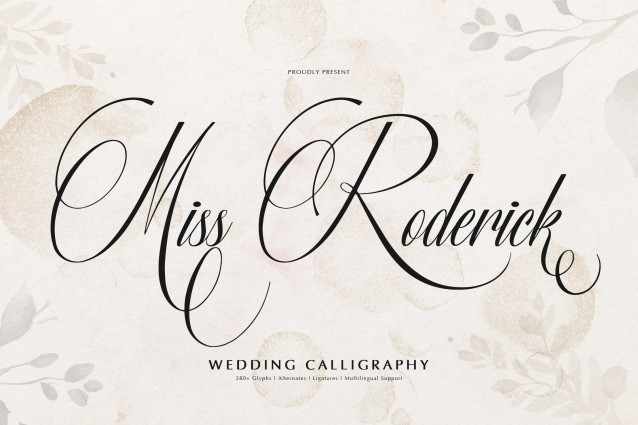 Miss Roderick Font