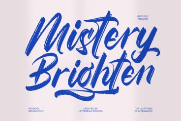 Mistery Brighten Font