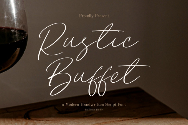 Rustic Buffet Font