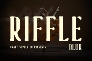 Riffle Blur Font