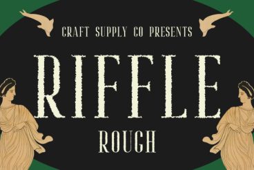 Riffle Rough Font