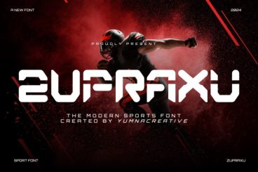 Zupraxu Display Font