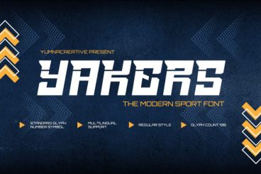 Yakers Display Font