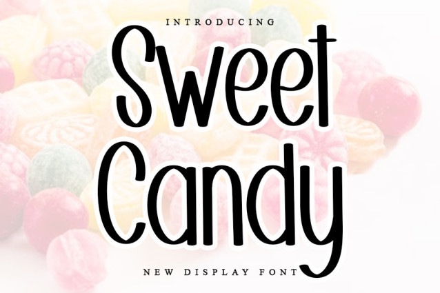 Sweet Candy Display Font - Befonts