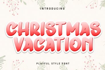Christmas Vacation Brush Font