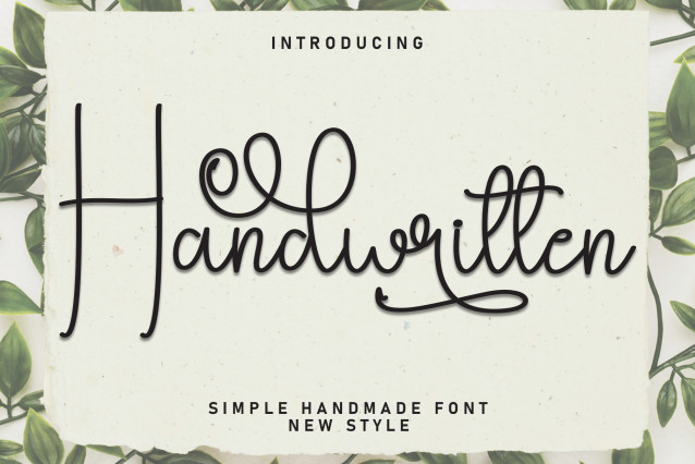 Handwritten Script Font - Download Free Font
