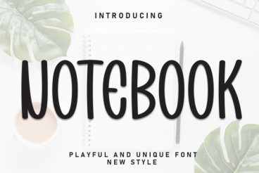 Notebook Display Font