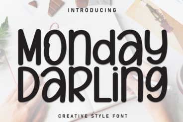 Monday Darling Display Font