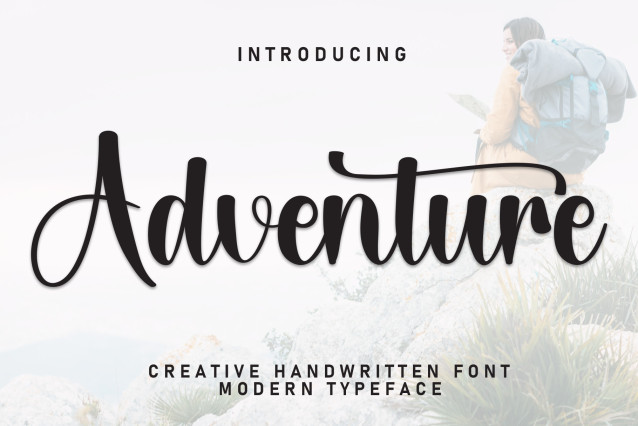 Adventure Script Font - Befonts