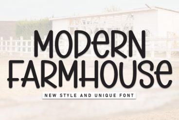 Modern Farmhouse Display Font